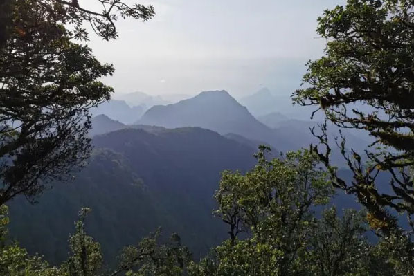 A mountainous region.